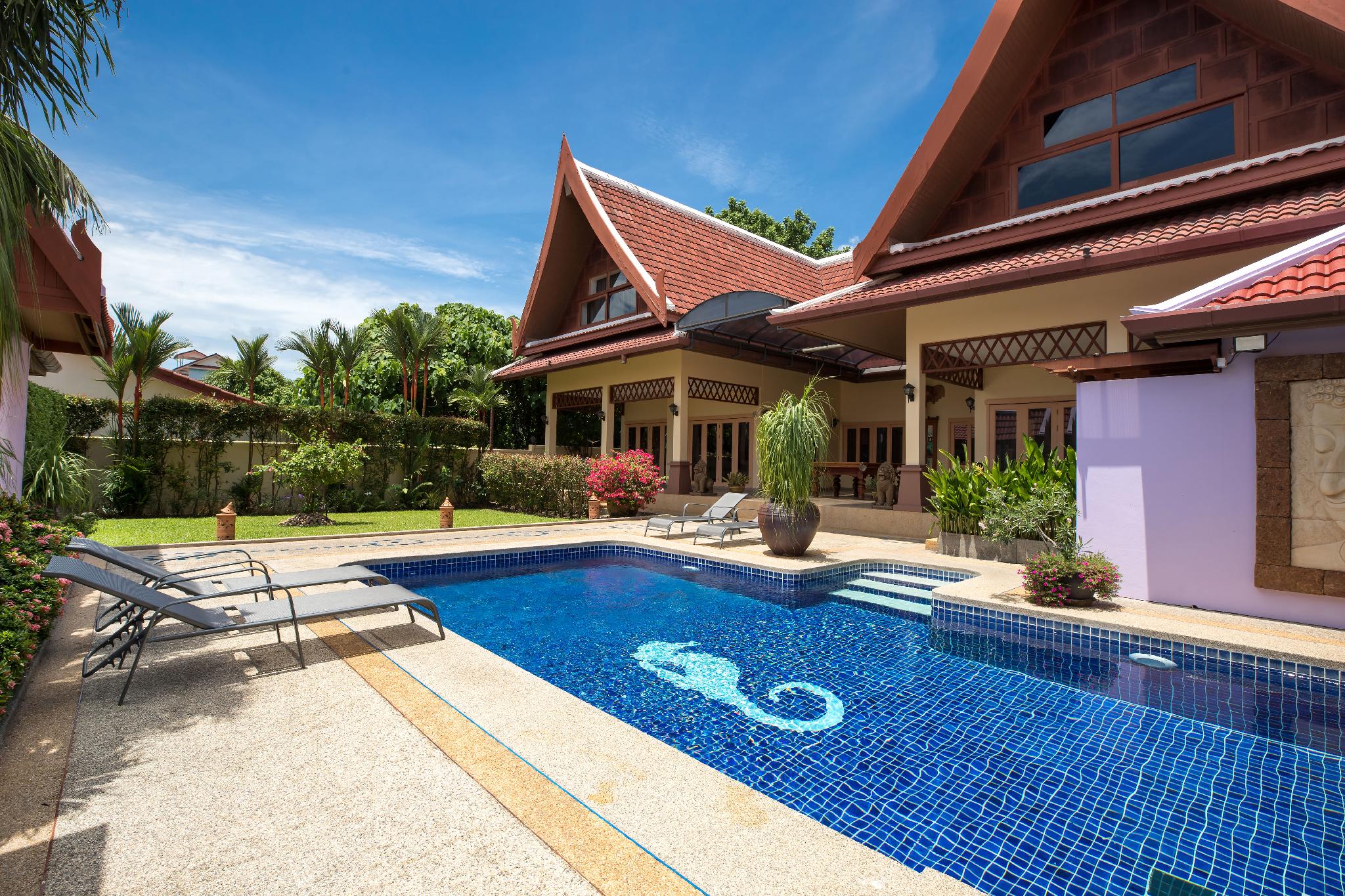 ✅ 10 💬 1 Reviews • Villa Felicity w/ 5BR, Pool & Garden, near Haiharn • Phuket City in the area Phuket province Thailand • Villa accommodation • Checkin 03:00 PM – 11am • BOOK NOW!! (THAITRIP.TOP)