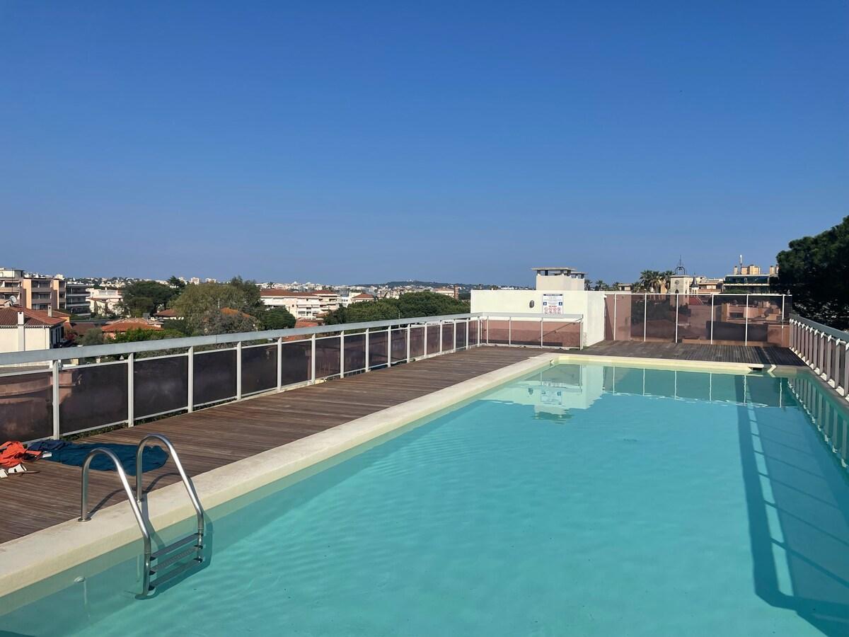 Book Elégant Appartement 2pièces PiscineVue mer parking – Best Hotel in Vallauris-Antibes