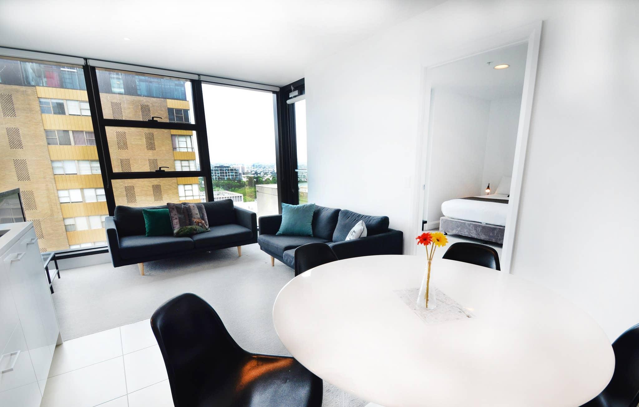 This photo about Collins St Apt 2102 Cbd 2 Bed 2 Bath shared on HyHotel.com