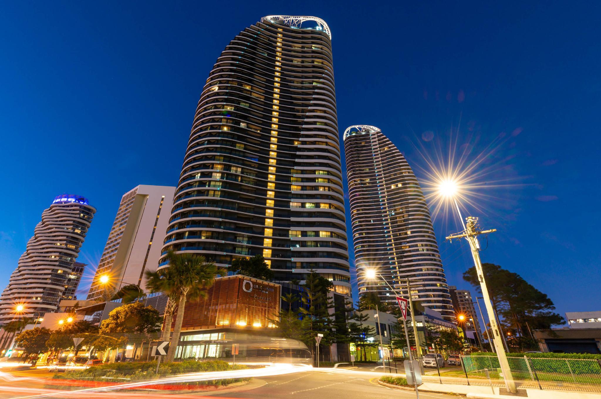 Peppers Broadbeach The 5-star Peppers Broadbeach Resort offers comfort and convenience whether youre on business or holiday in Gold Coast. The hotel offers a wide range of amenities and perks to ensure you have a great