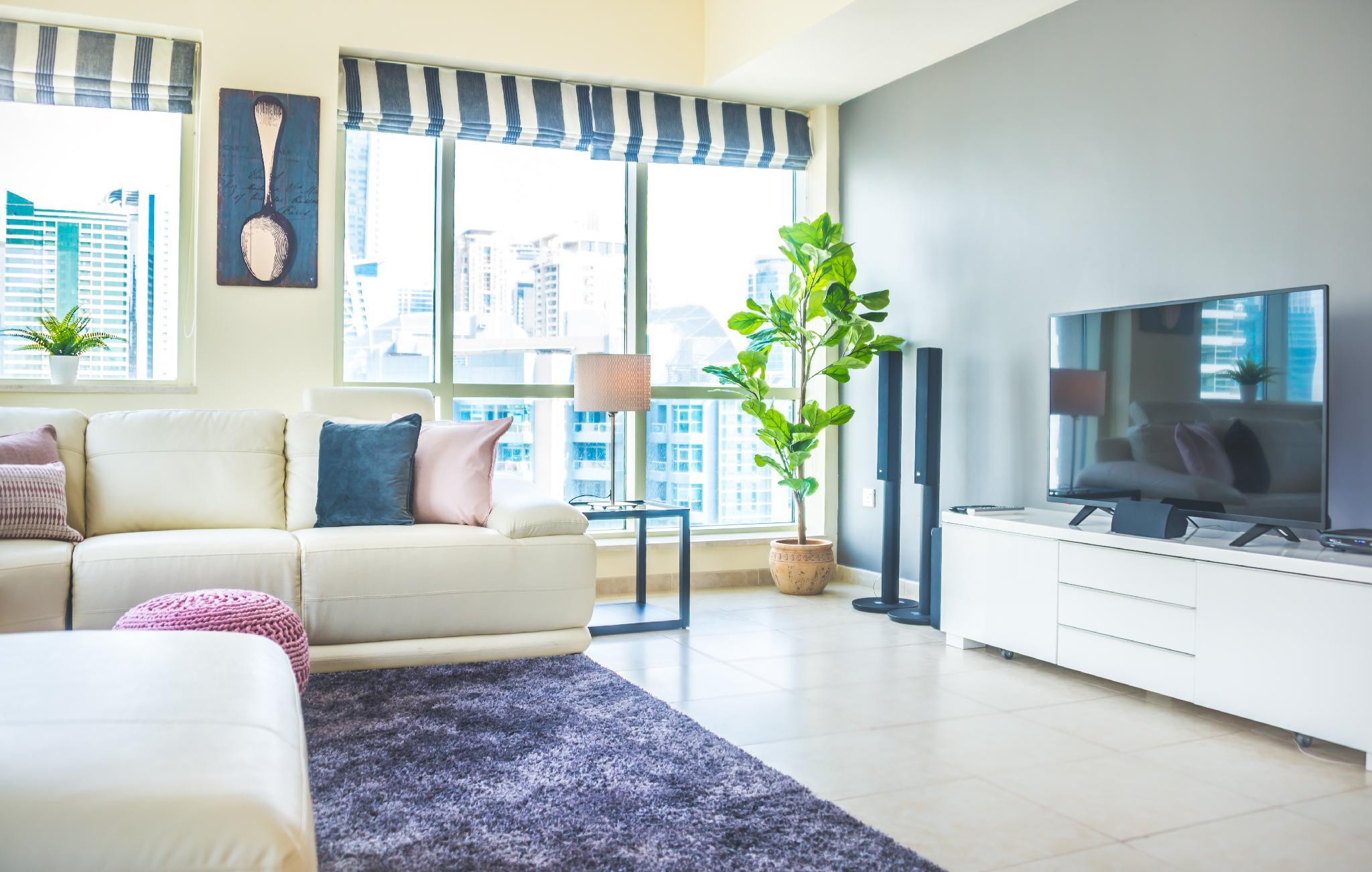 This photo about MaisonPrive - 1 Bed Dubai Marina View  shared on HyHotel.com