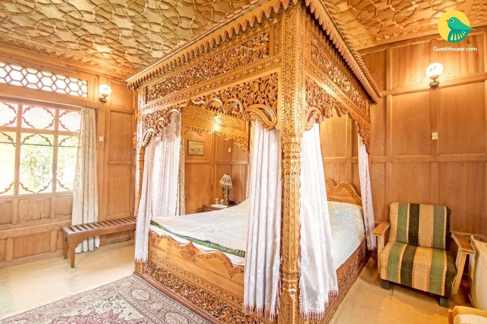 This photo about GuestHouser 1 BR Houseboat in Nagin Lake, Srinagar (9E94) shared on HyHotel.com