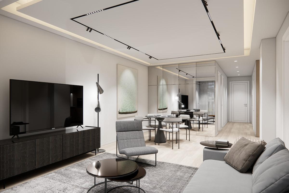 Hotel image for Spacious 3-Beds 120m2 Brandnew Apt w/Pool @Manor I