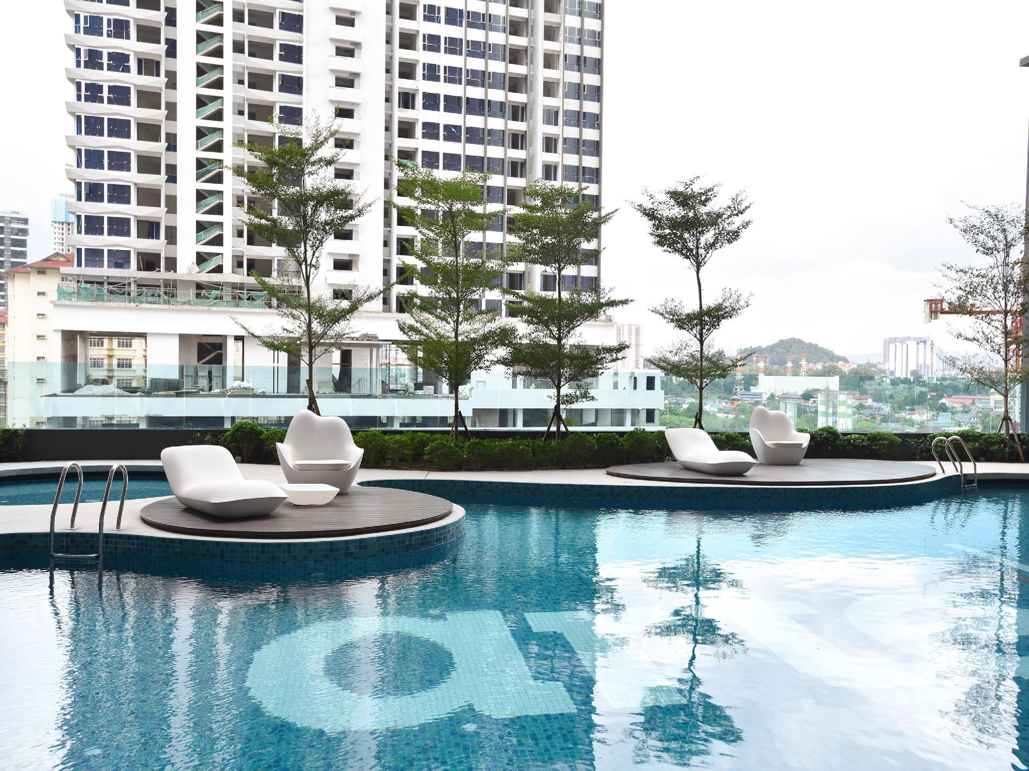 This photo about OYO Home 744 Luxury 2BR Arte Plus shared on HyHotel.com