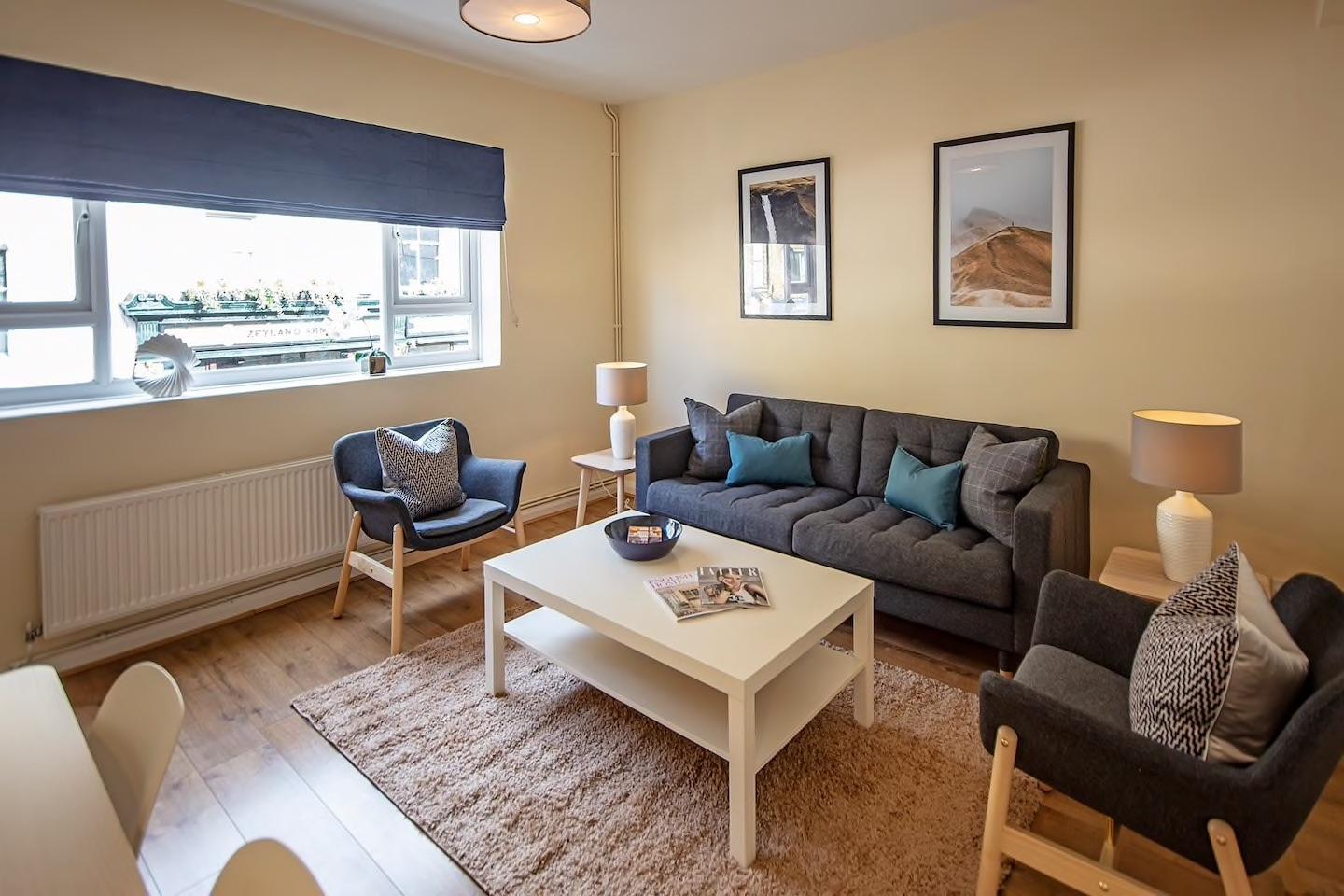 This photo about Bright & Light South Kensington 2 Bed Apartment shared on HyHotel.com